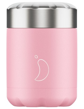 CHILLYS FOOD POT 300ML - PASTEL PINK