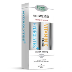 POWER HEALTH ΗΛΕΚΤΡΟΛΥΤΕΣ STEVIA 20S+VIT C500MG 20S