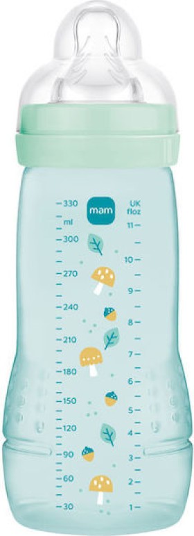 MAM ΜΠΙΜΠΕΡΟ ΠΛΑΣΤΙΚΟ EASY ACTIVE BABY BOTTLE BOY 330ML 4M+