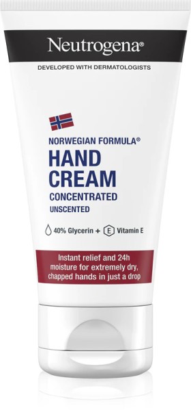 NEUTROGENA HAND CREAM UNSCENTED ΧΩΡΙΣ ΑΡΩΜΑ ΚΟΚΚΙΝΗ 75mL