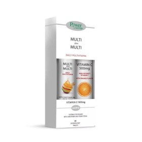 POWER HEALTH MULTI+MULTI STEVIA 20S+ΔΩΡΟ VIT C500MG 20S