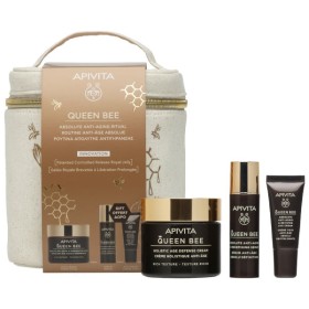 APIVITA QUEEN BEE PROMO ΚΡΕΜΑ ΑΠΟΛΥΤΗΣ ΑΝΤΙΓΗΡΑΝΣΗΣ ΕΛΑΦΡΙΑ ΥΦΗ 50ML ΜΕ ΔΩΡΟ SERUM 10ML & ΜΑΤΙΩΝ 5ML