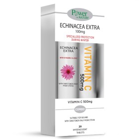 POWER HEALTH ECHINACEA EXTRA STEV 20S+VITAMIN C 500MG 20S