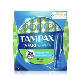 TAMPAX COMPAK PEARL SUPER 16 τμχ