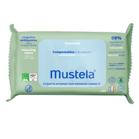 MUSTELA CLEANSING WIPES COMPOST 60S