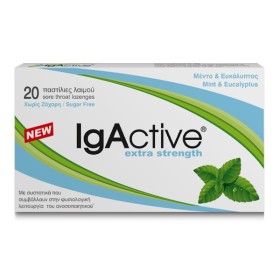 IGACTIVE ΠΑΣΤΙΛΙΕΣ ΛΑΙΜΟΥ ΓΕΥΣΗ ΜΕΝΤΑ  ΧΩΡΙΣ ΖΑΧΑΡΗ 20ΤΕΜ