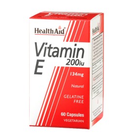 HEALTH AID VIT E 200IU 60CAPS