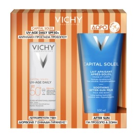VICHY ΑΝΤΗΛΙΑΚΟ PROMO SOLEIL UV-AGE DAILY SPF 50+ 40ML + ΔΩΡΟ AFTER SUN 100ML