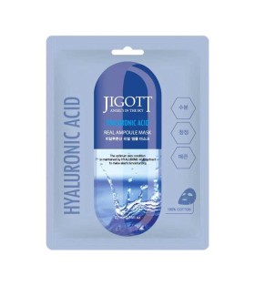 JIGOTT HYALURONIC ACID REAL AMPOULE MASK 1 PIECE