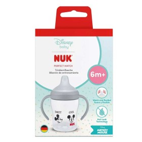 NUK PERFECT MATCH ΜΠΙΜΠΕΡΟ ΕΚΠΑΙΔΕΥΤΙΚΟ ΜΕ ΣΤΟΜΙΟ ΣΙΛΙΚΟΝΗΣ ΚΑΙ ΛΑΒΕΣ 6m+ 150ML