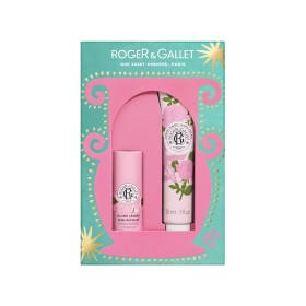 ROGER & GALLET SET ROSE LIP BALM & HAND CREME
