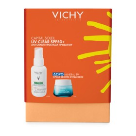 VICHY ΑΝΤΗΛΙΑΚΟ PROMO CAPITAL SOLEIL UV-CLEAR  SPF50+ 40ml & ΔΩΡΟ VICHY MINERAL 89 BOOSTER 15ml