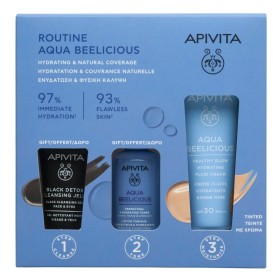APIVITA ΠΑΚΕΤΟ AQUA BEELICIOUS ROUTINE HEALTHY GLOW HYDRATING FLUID CREAM SPF 30 & ΔΩΡΟ AQUA BEELICI