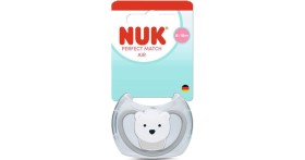 NUK ΠΙΠΙΛΑ ΣΙΛΙΚΟΝΗΣ PERFECT MATCH AIR POLAR BEAR ΜΕ ΘΗΚΗ 6-18Μ