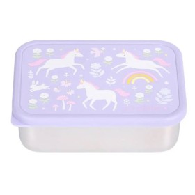 A LITTLE LOVELY COMPANY ΔΟΧΕΙΟ ΦΑΓΗΤΟΥ ΑΝΟΞΕΙΔΩΤΟ UNICORN DREAMS 900ML