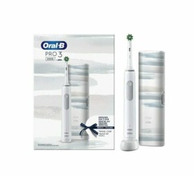 ORAL-B ΗΛΕΚΤΡΙΚΗ ΟΔΟΝΤΟΒΟΥΡΤΣΑ PRO 3500 DESIGN EDITION WHITE + ΘΗΚΗ ΤΑΞΙΔΙΟΥ