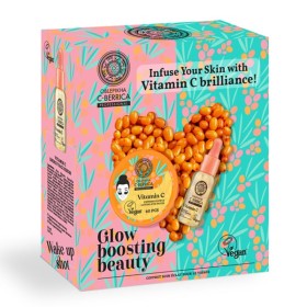 NATURA SIBERICA OBLEPIKHA C-BERRICA GLOW BOOSTING BEAUTY SET- ENERGY FACE SERUM 30ML & EXPRESS GLOW 
