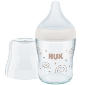NUK PERFECT MATCH ΓΥΑΛΙΝΟ ΜΠΙΜΠΕΡΟ ΣΙΛΙΚΟΝΗΣ TEMP CONTROL 120mL