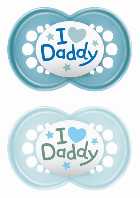MAM ΠΙΠΙΛΑ Ι LOVE DADDY BOY 1 16+ ΜΗΝΩΝ ΘΗΛΗ SKINSOFT ΣΙΛ