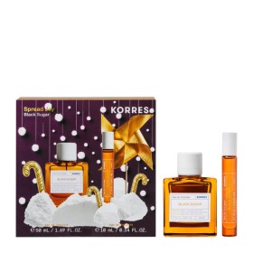 KORRES SET BLACK SUGAR EAU DE TOILETTE 50ML & BLACK SUGAR VIAL 10ML