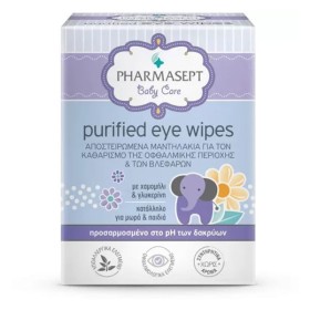 PHARMASEPT BABY CARE PURIFIED EYE WIPES 10 TMX.
