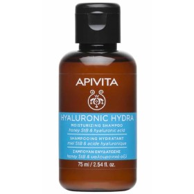 APIVITA MINI ΣΑΜΠΟΥΑΝ ΕΝΥΔΑΤΩΣ HONEY STB & ΥΑΛΟΥΡΟΝ ΟΞΥ 75ML
