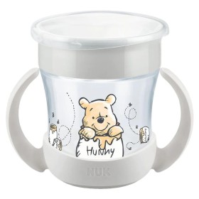 NUK MINI MAGIC CUP 6M+ ΜΕ ΧΕΙΛΟΣ & ΚΑΠΑΚΙ WINNIE ΓΚΡΙ 160ML 