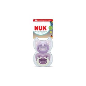 NUK ΠΙΠΙΛΕΣ ΣΙΛΙΚΟΝΗΣ FIRST CHOICE CLASSIC DAY&NIGHT 2ΤΕΜ ΜΩΒ 18-36Μ