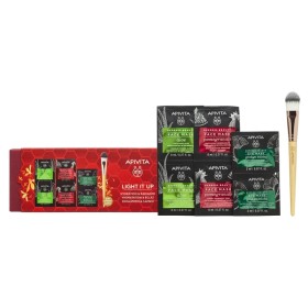 APIVITA PROMO LIGHT IT UP EXPRESS MASKS ΑΛΟΗ & ΡΟΔΙ & GINGKO BILOBA & ΔΩΡΟ ΠΙΝΕΛΟ ΕΦΑΡΜΟΓΗΣ ΜΑΣΚΑΣ Π