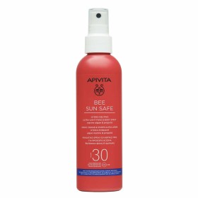 APIVITA ΑΝΤΗΛΙΑΚΟ BEE SUN SAFE ΕΝΥΔΑΤΙΚΟ SPRAY ΕΛΑΦΡΙΑΣ ΥΦΗΣ ΓΙΑ ΠΡΟΣΩΠΟ & ΣΩΜΑ SPF30 200ML