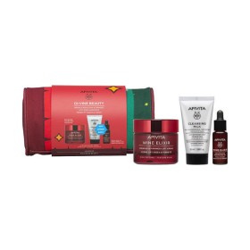 APIVITA PROMO WINE ELIXIR CREAM RICH+CLEANS.MILK+FACE OIL 10m