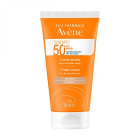 AVENE ΑΝΤΗΛΙΑΚΟ ΠΡΟΣΩΠΟΥ CREME ΜΕ ΧΡΩΜΑ ΓΙΑ ΞΗΡΟ ΕΥΑΙΣΘΗΤΟ ΔΕΡΜΑ SPF50+ 50ML