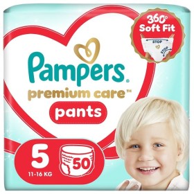 PAMPERS PREMIUM CARE PANTS ΜΕΓΕΘΟΣ 5 11-17 Kg 50 ΠΑΝΕΣ
