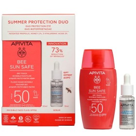 APIVITA ΑΝΤΗΛΙΑΚΟ PROMO BEE SUN SAFE ΛΕΠΤOΡΡΕΥΣΤΗ ΚΡΕΜΆ ΠΡΌΣΩΠΌΥ-DRY TOUCH SPF50 ΔΩΡΟ HA5 HONEY REPA