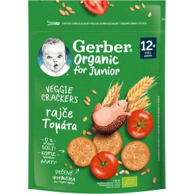 GERBER VEGGIE CRACKERS ΤΟΜΑΤΑ 6x100g    