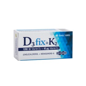 D3 FIX 1200IU + K2 45mcg 60 TABS