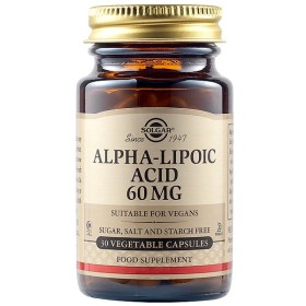 SOLGAR ALPHA LIPOIC ACID 60MG VEGICAPS 30S