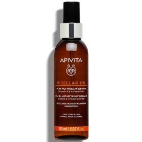 APIVITA MICELLAIRE OIL ΛΑΔΙ ΣΕ ΓΑΛΑΚΤΩΜΑ ΚΑΘΑΡΙΣΜΟΥ ΜΕ ΠΡΟΠΟΛ &4 ΕΛΑΙΑ 150ML
