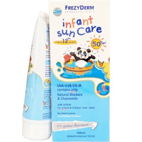 FREZYDERM ΑΝΤΗΛΙΑΚΟ PROMO PACK ΠΑΚΕΤΟ INFANT SUN CARE SPF50 100ml + ΔΩΡΟ 50ml