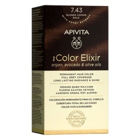 APIVITA ΒΑΦΗ ΜΥ COLOR ELIXIR N7,43 ΞΑΝΘΟ ΧΑΛΚΙΝΟ ΜΕΛΙ 50&75ml  