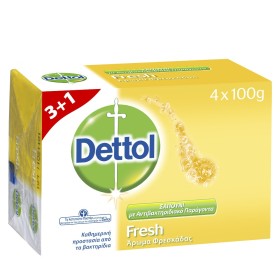 DETTOL SOAP FRESH 100 GR  3+1