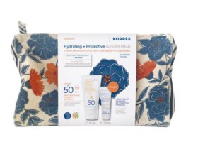 KORRES ΑΝΤΗΛΙΑΚΟ ΤΣΑΝΤΑΚΙ FACE CREAM YOGHURT TINTED SF50 50ml & NOURISHING CREAM-GEL YOGHURT 20ML