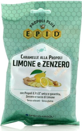 SPECCHIASOL E.P.I.D. ΚΑΡΑΜΕΛΕΣ CARAMELLA ALLA PROPOLI LIMONE E ZENZERO 67,2g