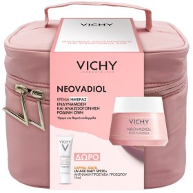 VICHY NEOVADIOL ROSE PLATINUM ΚΡΕΜΑ ΗΜΕΡΑΣ & ΔΩΡΟ UV-AGE DAILY SPF50+ 15ML