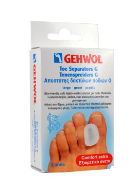 GEHWOL TOE SEPARATORS G (LARGE) 3 ΙTEMS