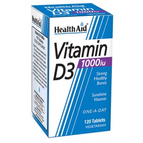 HEALTH AID VITAMIN D3 1000IU 120TABS