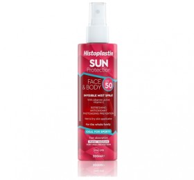 HISTOPLASTIN ΑΝΤΗΛΙΑΚΟ SUN INVISIBLE MIST SPRAY SPF50 200ML FACE & BODY
