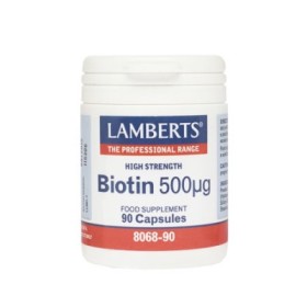 LAMBERTS VIT BIOTIN 500MCG 90CAPS