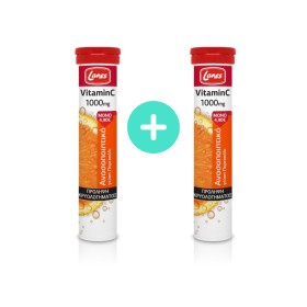 LANES ΠΑΚΕΤΟ Χ2 VIT C 1000MG ORANGE 20EFF
