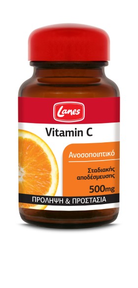 LANES VIT C 500MG 30T RED